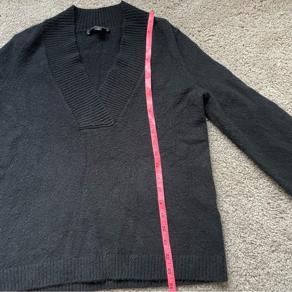 Inc international concepts black sweater v neck small - Picture 3 of 7